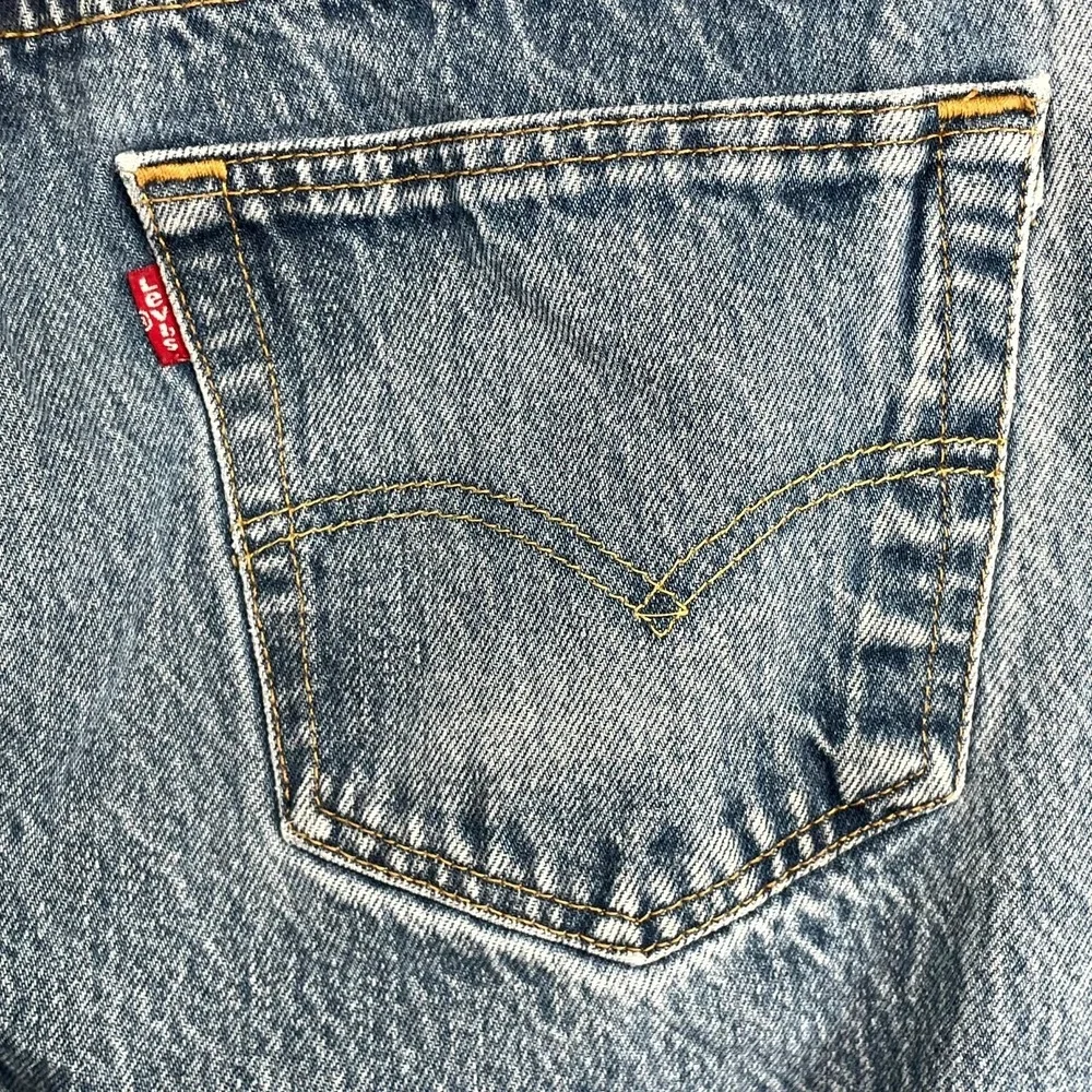 Levi's 501 Original Fit Jeans Mens 34x31.5* Blue Denim Skater Grunge Streetwear